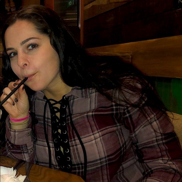 American Eagle Flannel top - Picture 4 of 4